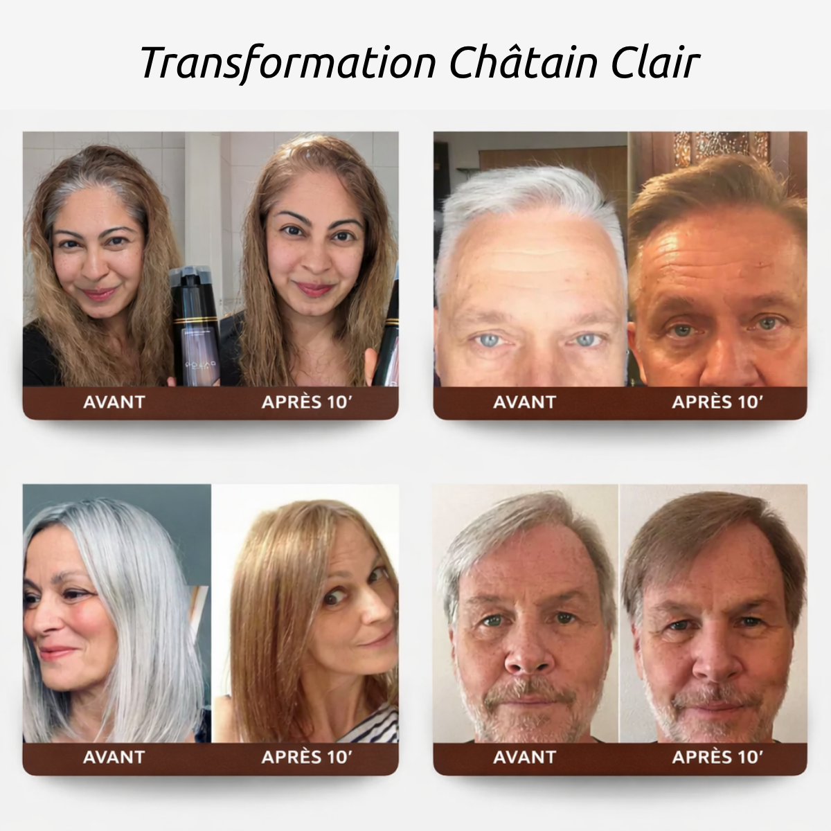 Hairzen Shampooing Colorant Instantané ™