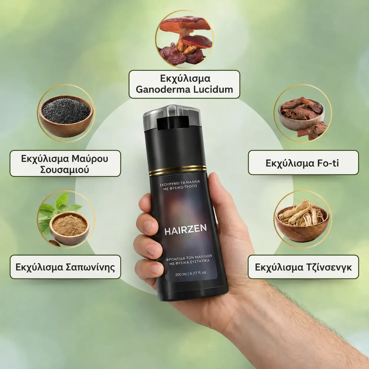 Hairzen Shampoo DYE Άμεσης Βαφής ™